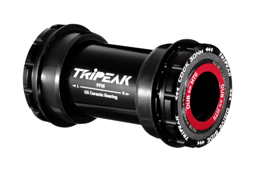 Tripeak 46mm (PF30), 68/73mm (MTB), 24mm (Shimano HTⅡ)/SRAM DUB (Road)/30mm (ROTOR 3D+), TWIST-FIT (Alloy thread ), 3-in-1 core system